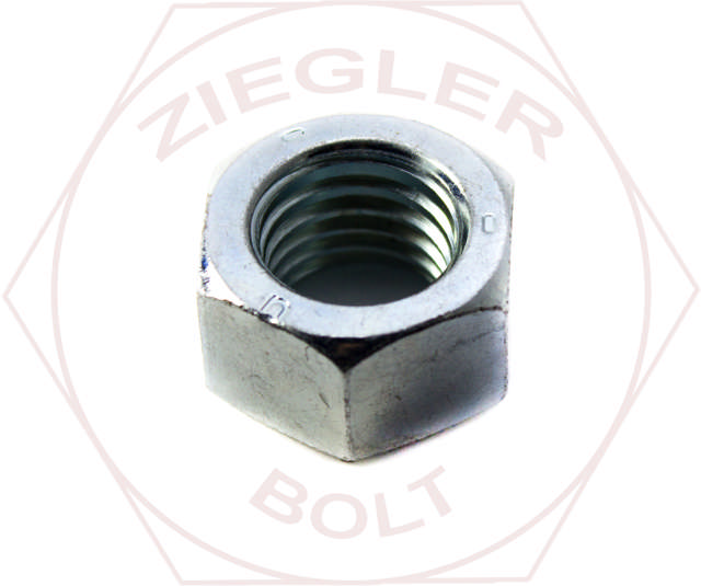 3/8-16 HEX FINISH NUT DOMESTIC GR 5 ZINC