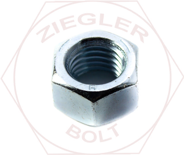 1-14 HEX FINISH NUT FINE THRD GR 5 ZINC