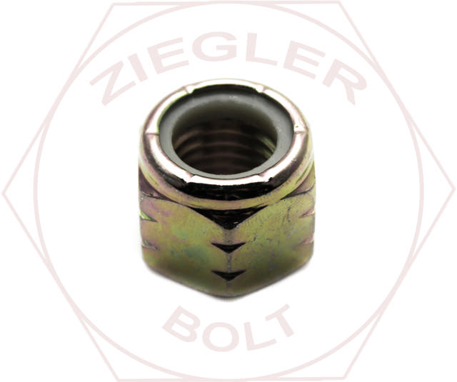 7/8-9 NYLON INSERT LOCKNUT GR 8 ZINC/YELLOW