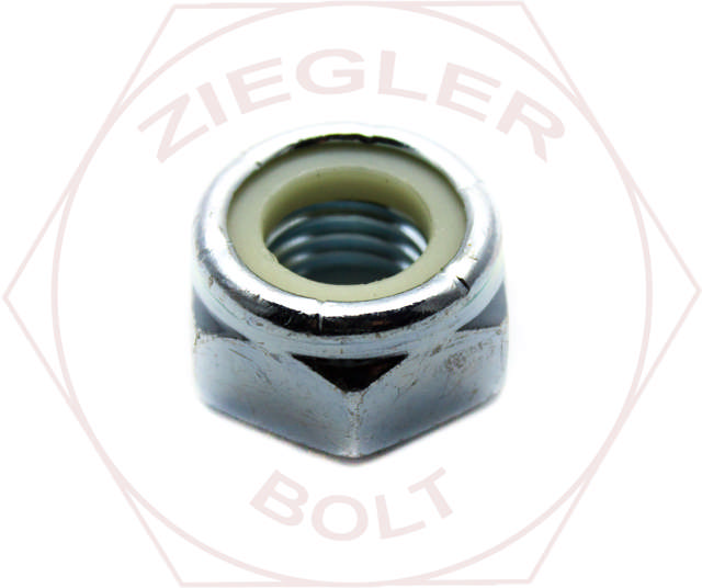2-12 HVY/THIN NYLON-INSERT LOCKNUT FINE THRD ZINC