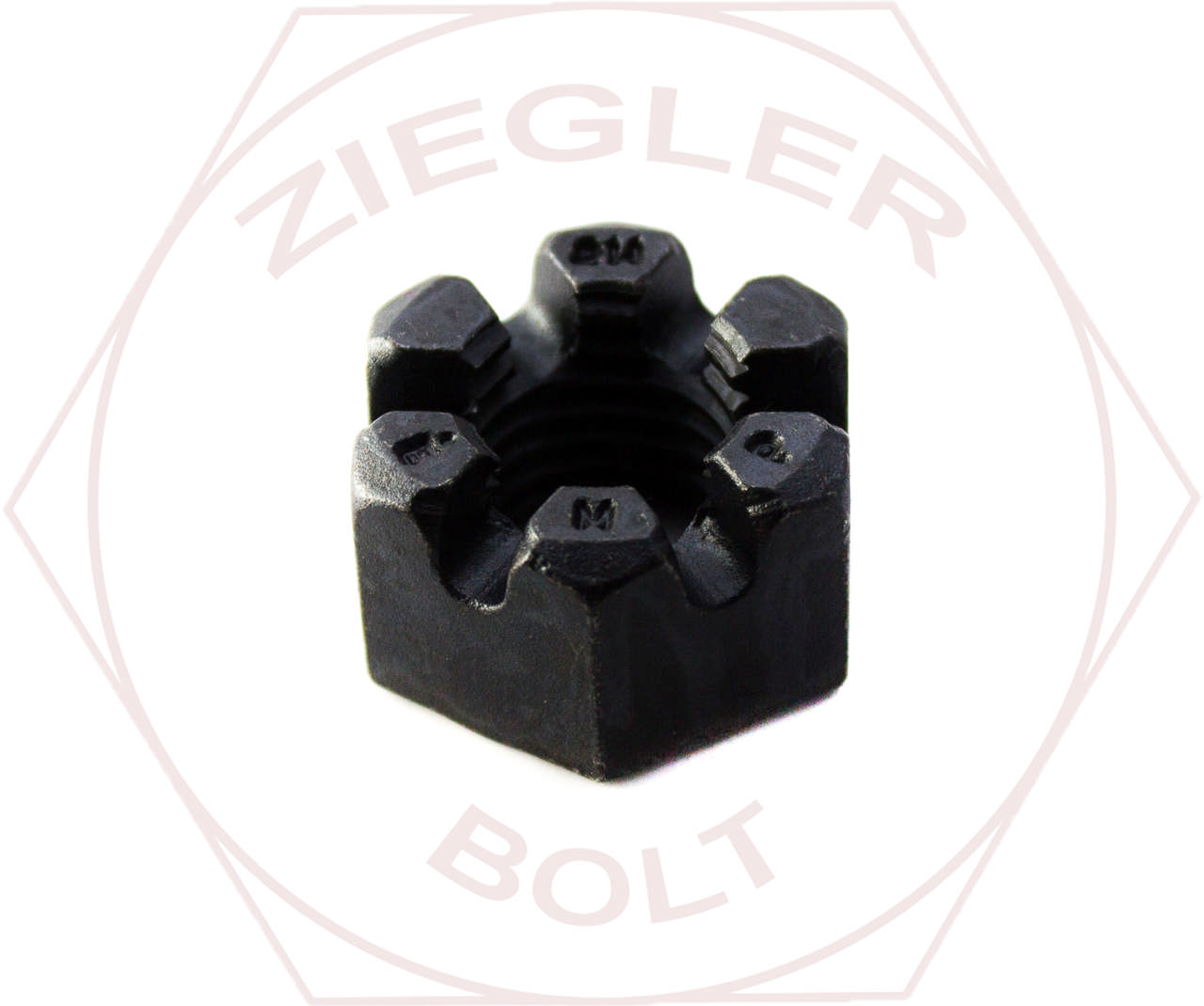 3-1/4-8 A194 2H HEAVY HEX NUT SLOTTED PLAIN