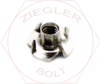 1/4-20 X 5/16 TEE NUT - 4 PRONG 18-8 STAINLESS