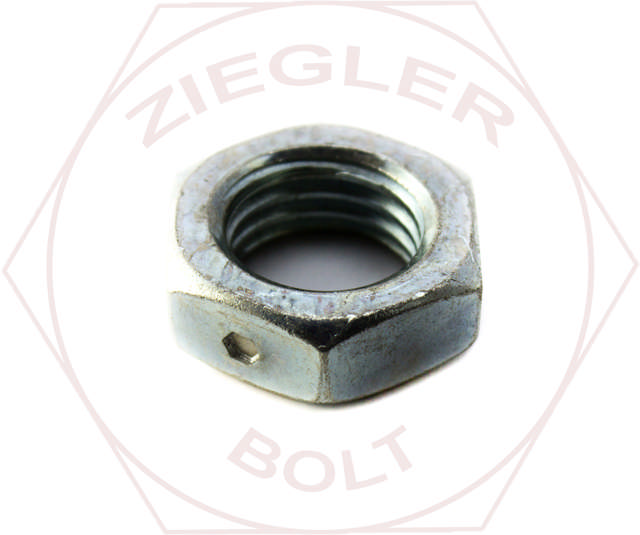 1-8 REVERSIBLE HEX JAM LOCKNUT ZINC