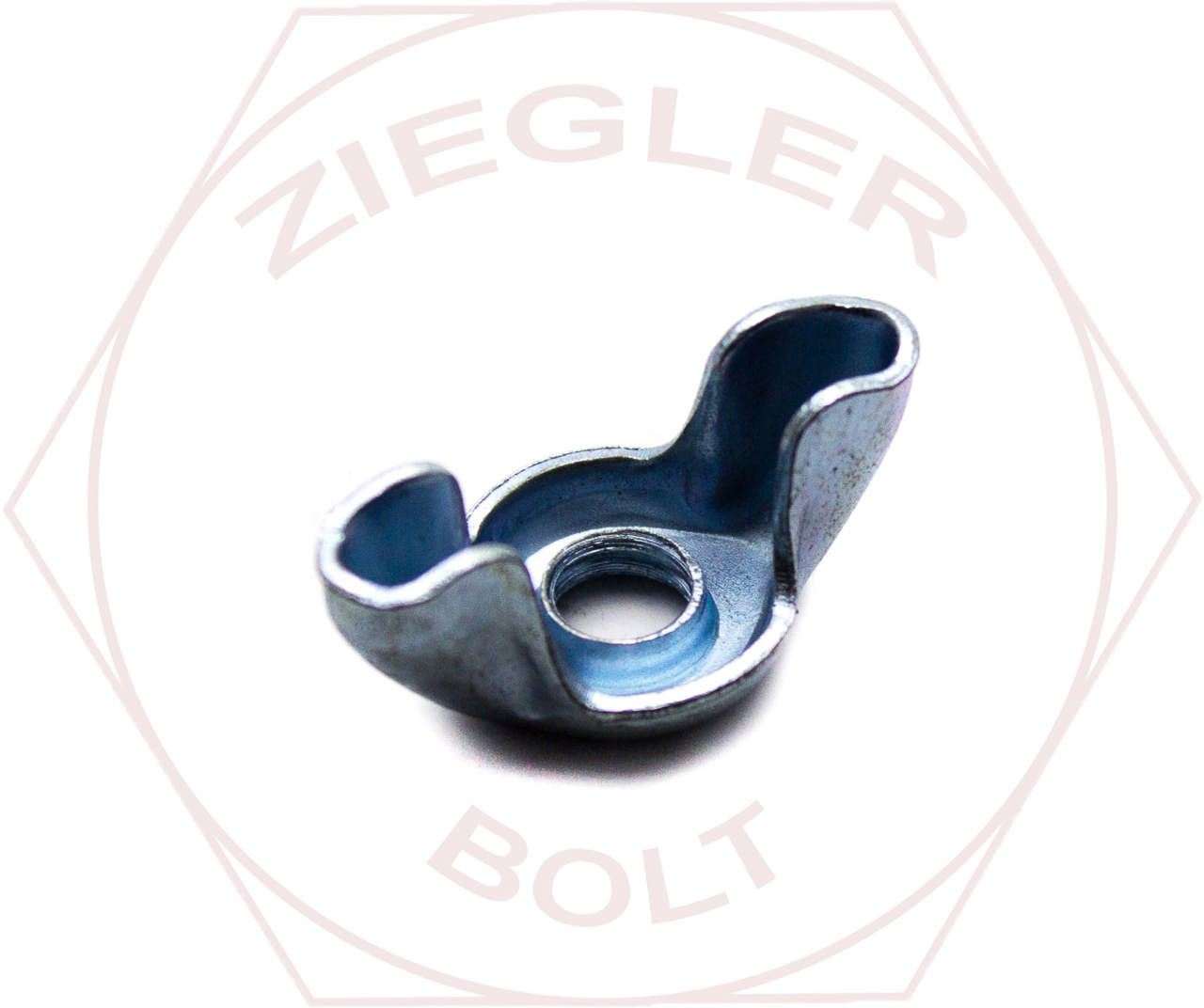 1/4-20 STAMPED WING NUT ZINC