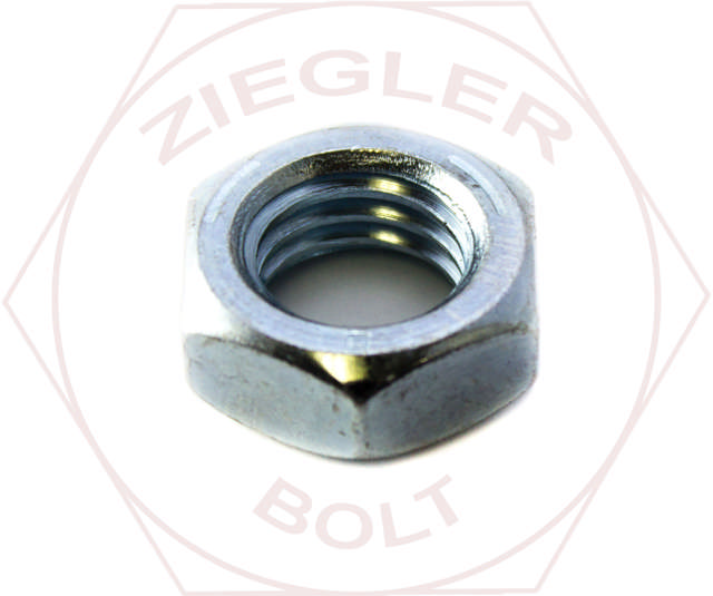 7/8-9 HEX FIN JAM NUT GR 5 ZINC