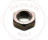 5/16-18 HEX FINISH JAM NUT GR 8 ZINC/YELLOW
