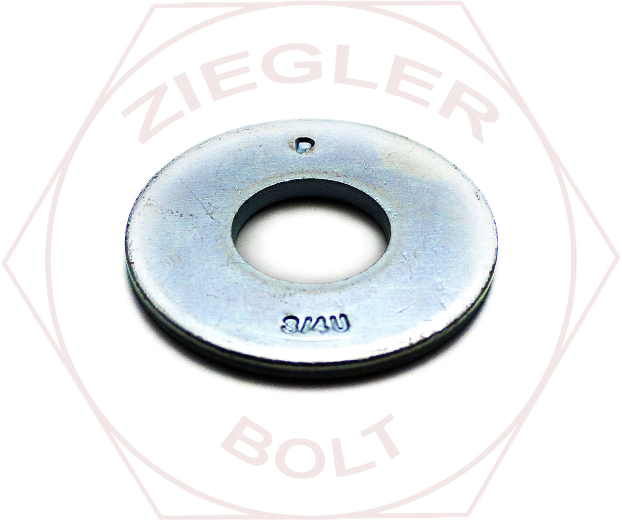 1/4 USS FLAT WASHER DOMESTIC ZINC