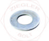 1-1/8 X 1-3/4 SHIM WASHER - 14 GAUGE ZINC