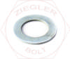1/2 X 3/4 SHIM WASHER - 18 GAUGE ZINC