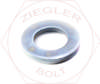 1/4 SAE EXT.THICK FLAT WASHER THRU-HARD ZINC