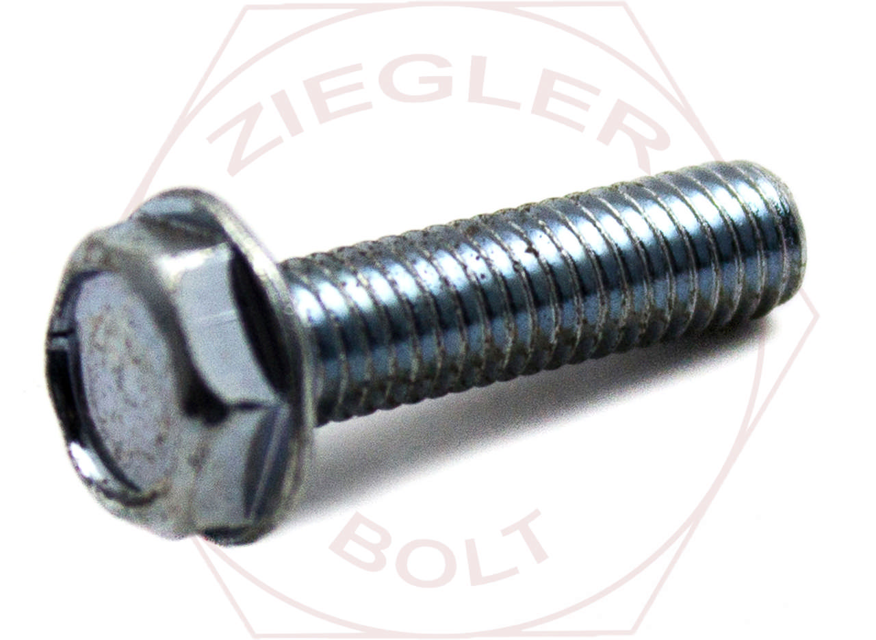 1/4-20 X 3/4 UNSLOT HEX WASHER M/S ZINC