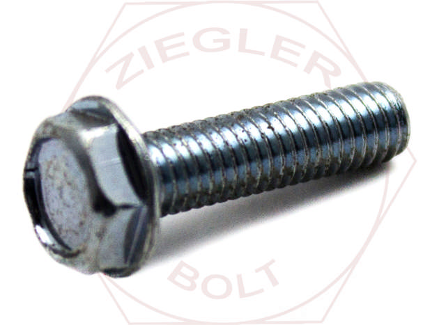 1/4-20 X 3/4 UNSLOT HEX WASHER M/S ZINC