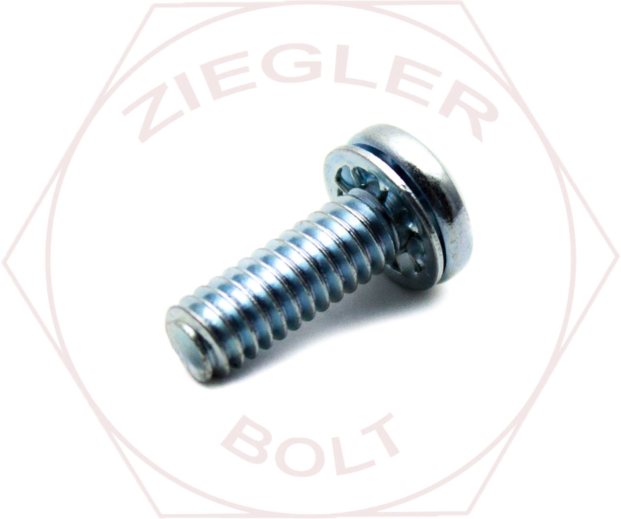 1/4-20 X 3/4 PHIL PAN INT SEM SCREW ZINC