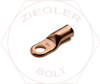  1/0 WIRE 3/8 ST H.D. ELEC LUGS UNPLATED COPPER