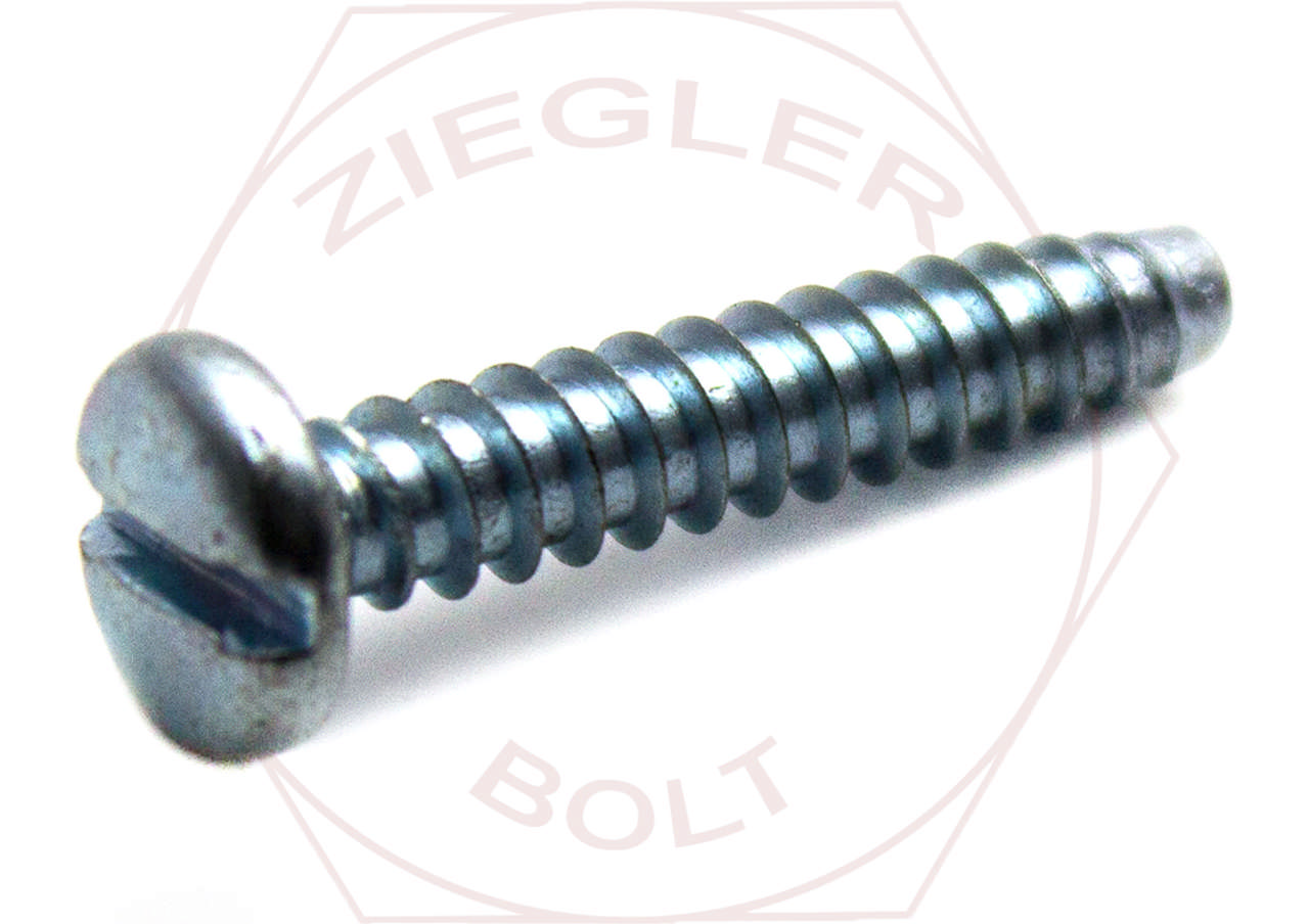 2 X 1/4 SLOT PAN T/S TYPE B ZINC