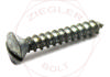 4-24 X 1/4 SLOT OVAL T/S ZINC