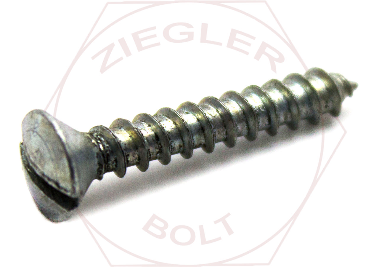 4-24 X 1/4 SLOT OVAL T/S ZINC
