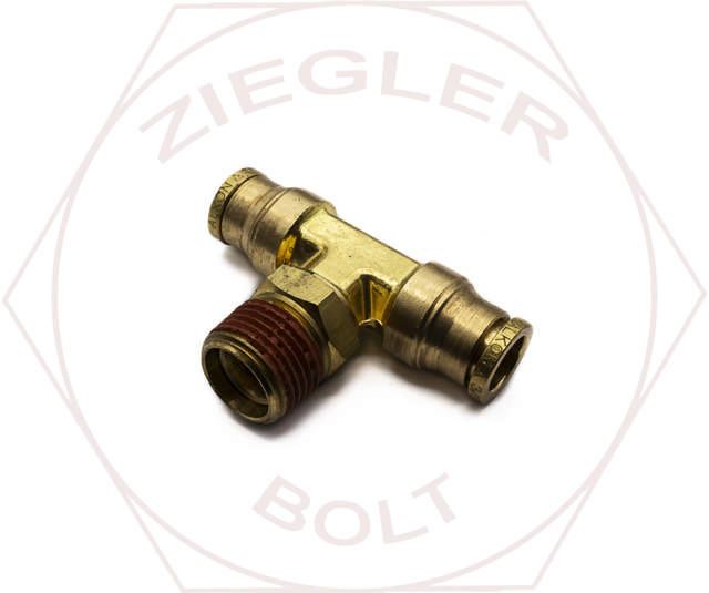 3/8 X 3/8 MALE BRANCH TEE SWIVEL BRASS