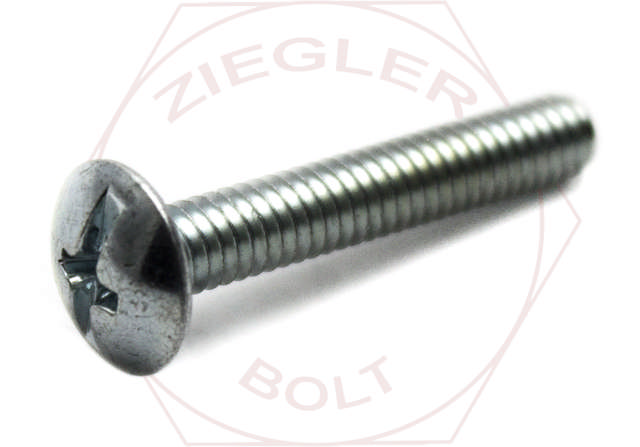 8-32 X 1 COMBINATION TRUSS HEAD MACHINE ZINC