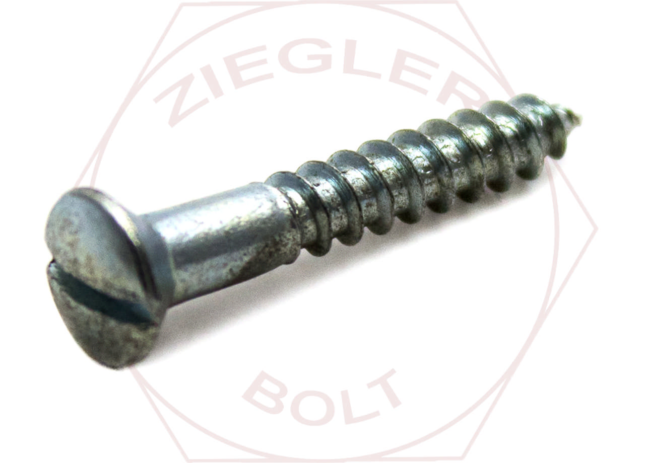 #2 X 1/4 SLOT OVAL W/S ZINC