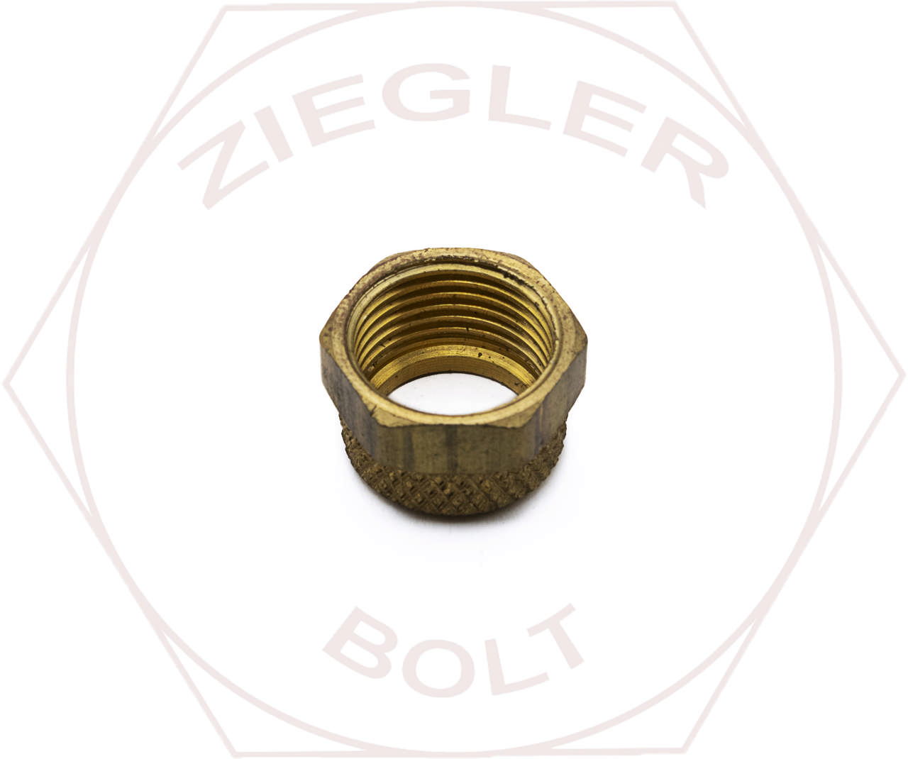 3/8 TUBE POLYTUBE NUT BRASS