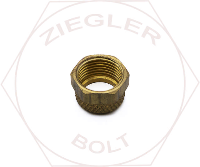 3/8 TUBE POLYTUBE NUT BRASS