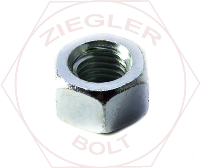 1-8 A563A HEAVY HEX NUT ZINC