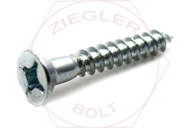 #7 X 7/8 PHIL FLAT W/S ZINC