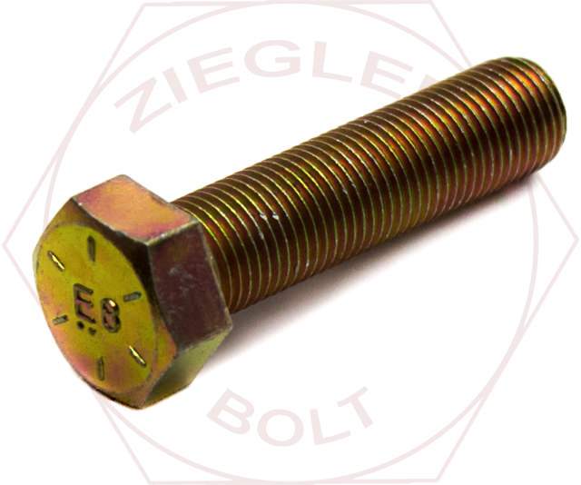 3/4-16 X 4 HEX TAP BOLT GR 8 FINE THRD Z/Y