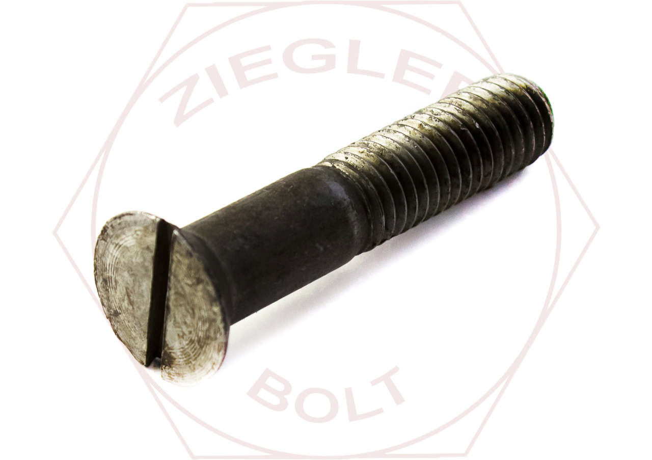 1-1/4-7 X 4 SLOTTED FLAT HD CAP SCREW PLAIN