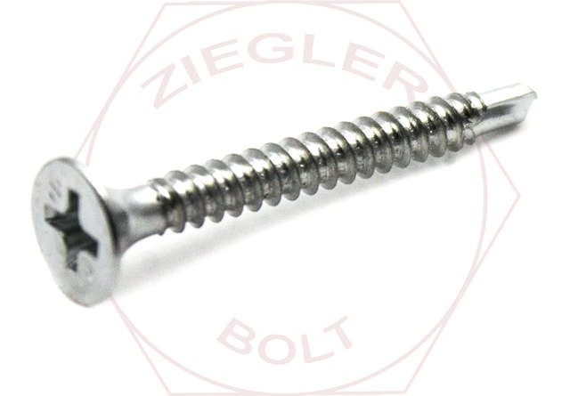 6 X 1 7/8 BUGLE HD TEK SCREW ZINC