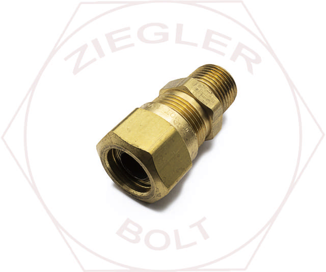 5/8 X 3/8 DOT AIR BRAKE MALE CONNECTOR BRASS