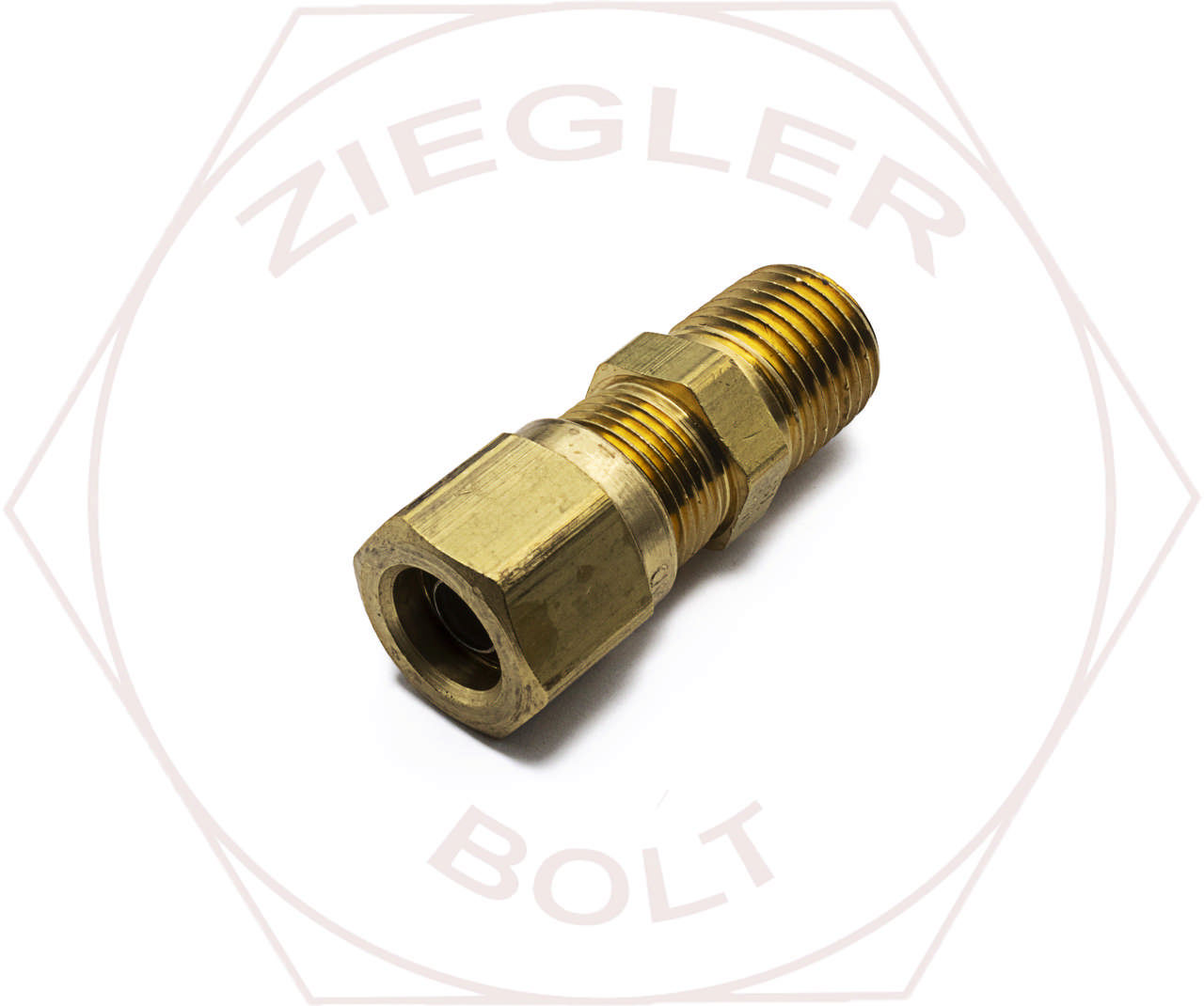 3/8 X 1/4 DOT AIR BRAKE MALE CONNECTOR BRASS