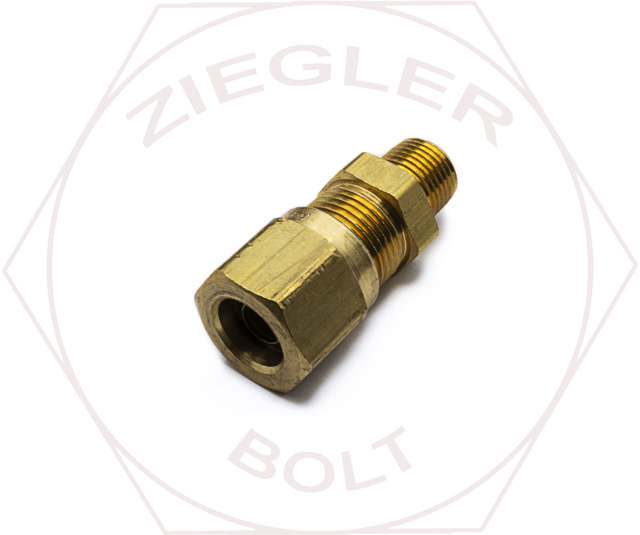 3/8 X 1/8 DOT AIR BRAKE MALE CONNECTOR BRASS