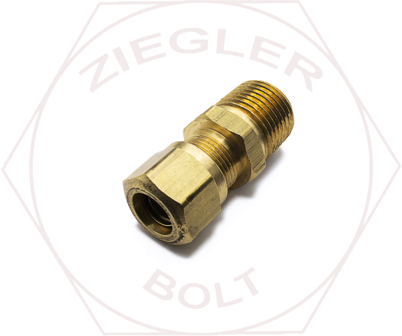 1/2 X 1/2 DOT AIR BRAKE MALE CONNECTOR BRASS