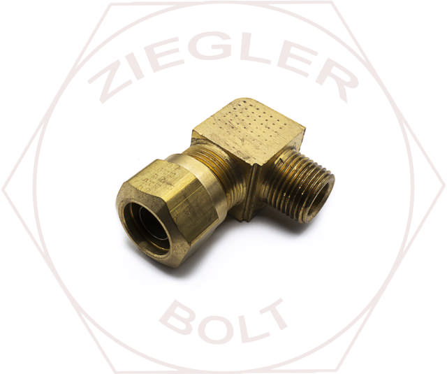 5/8T X 1/2 AIR BRAKE MALE 90° ELBOW BRASS