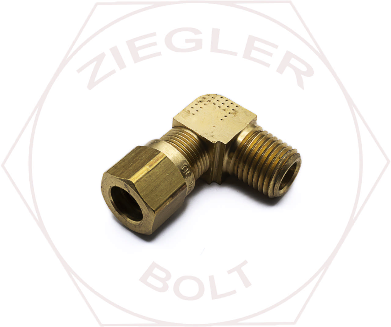 3/8T X 1/4 AIR BRAKE MALE 90° ELBOW BRASS