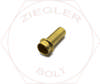 3/8 DOT AIR BRAKE BRASS INSERT FOR NYLON TUBING