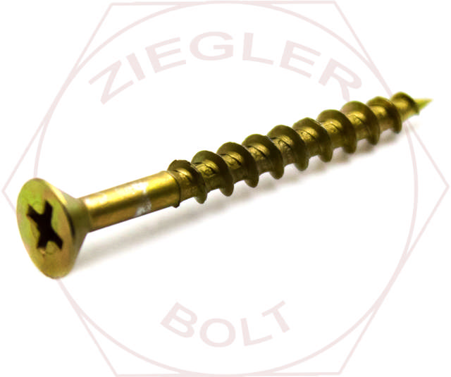 #8 X 3 COARSE THRD DRYWALL SCREW ZINC/YELLOW