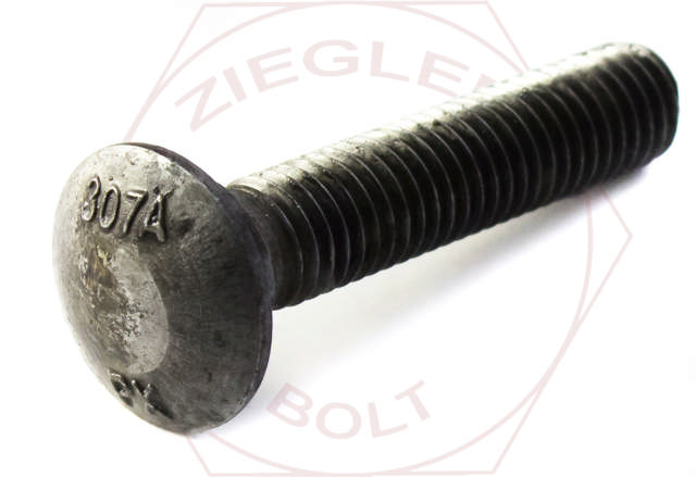 1/2-13 X 3-1/2 CARRIAGE BOLT GR 2 PLAIN