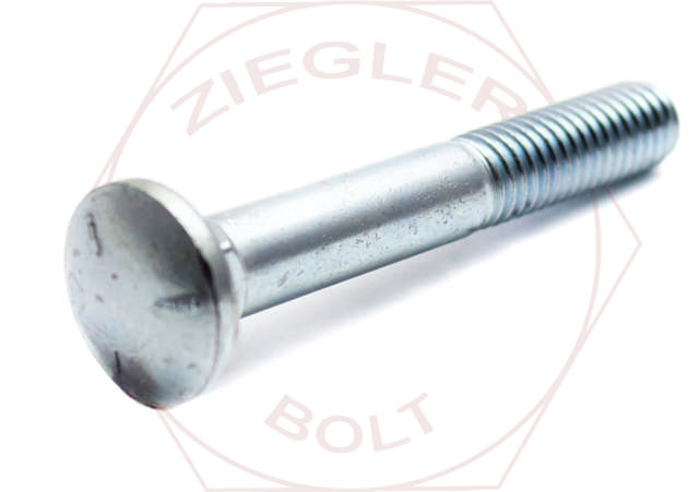 5/16-18 X 2-3/4 CARRIAGE BOLT GR 5 PARTIAL ZINC