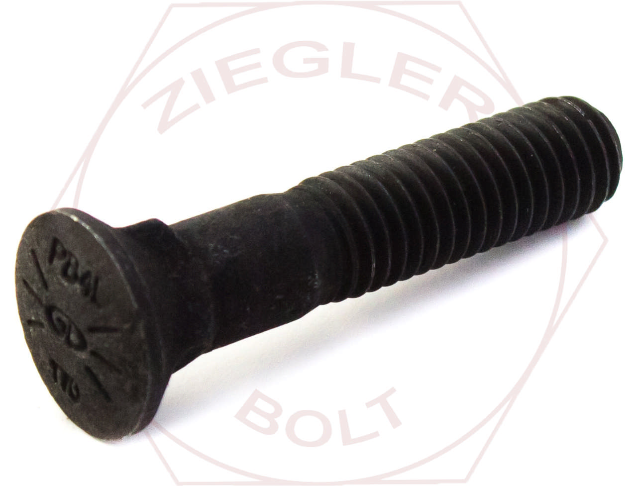 1-1/8-7 X 3-1/2 PLOW BOLT GR 8 PLAIN