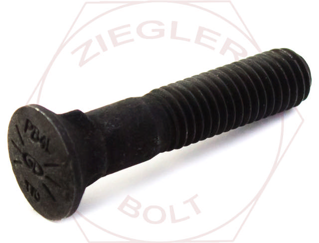 1/2-13 X 3 PLOW BOLT GR 8 PLAIN