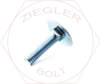 1/4-20 X 1-1/2 STEP BOLT ZINC