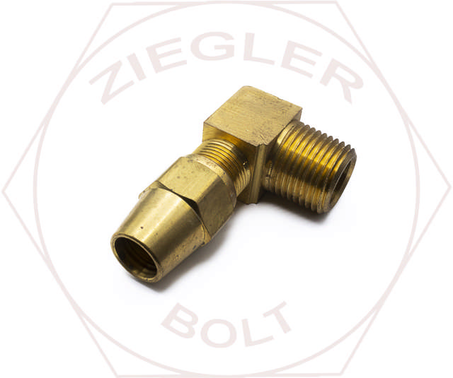 1/2 X 1/2 NPT WEATHERHEAD 90° ELBOW BRASS