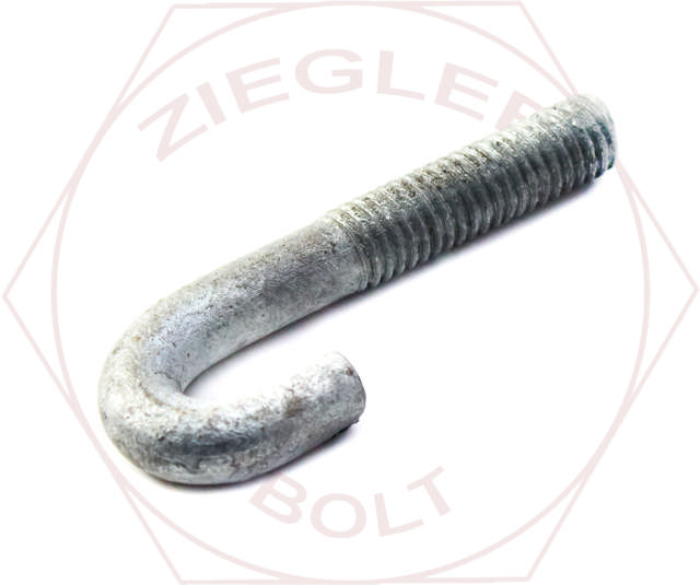 1/2-13 X 3 J-BOLT HDG