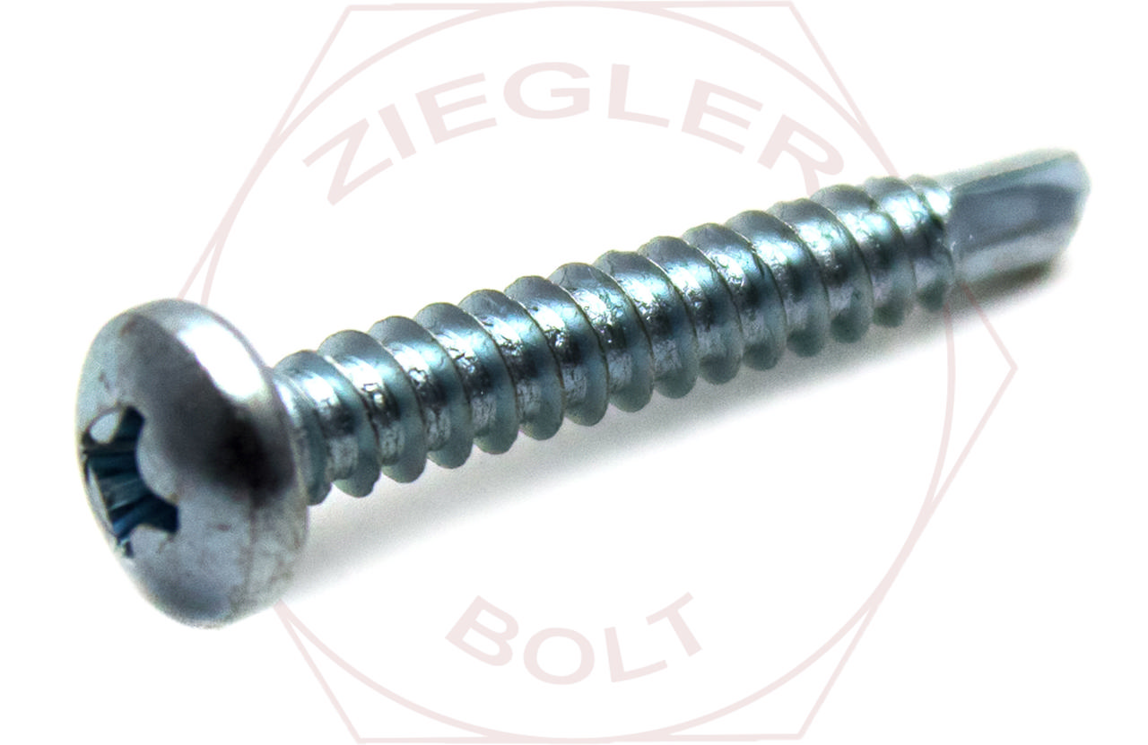 1/4-14 X 1 PAN PHILLIPS TEK ZINC