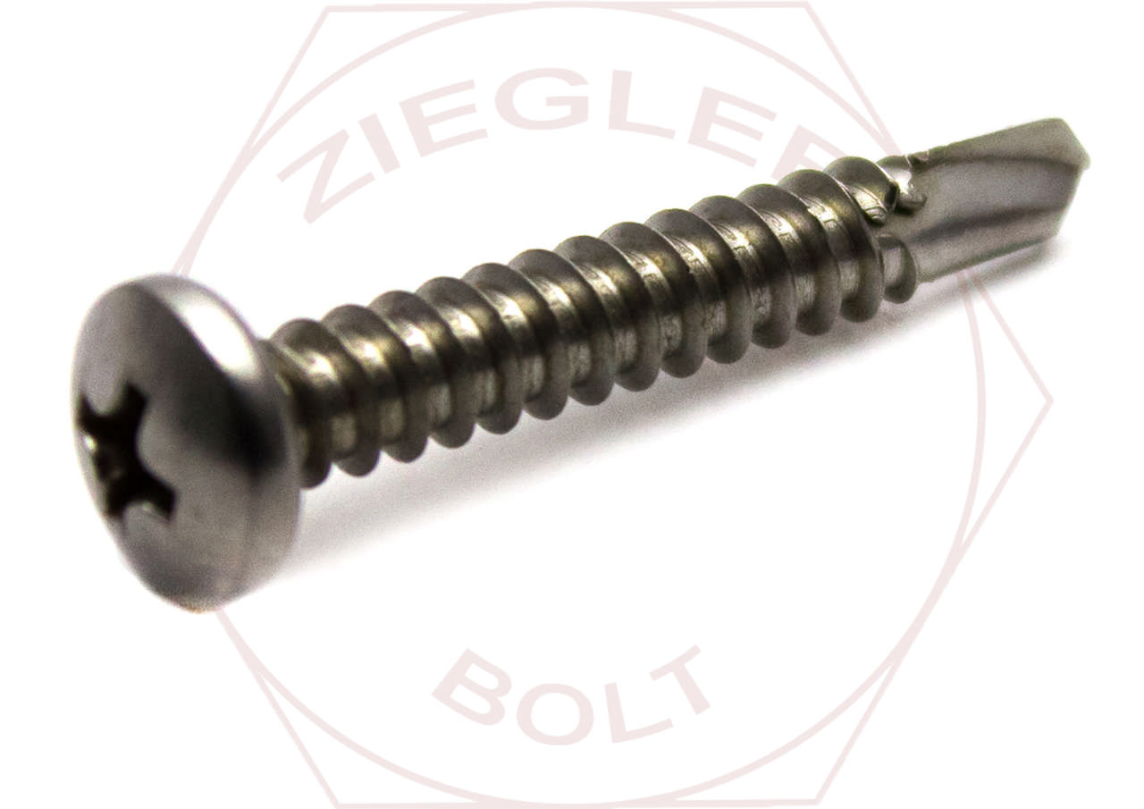 1/4-14 X 1 PAN PHILLIPS TEK 410 STAINLESS