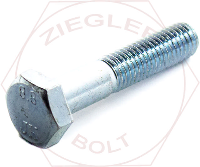 M10-1.5 X 100 HEX CAP SCREW 8.8 DIN 931 ZINC