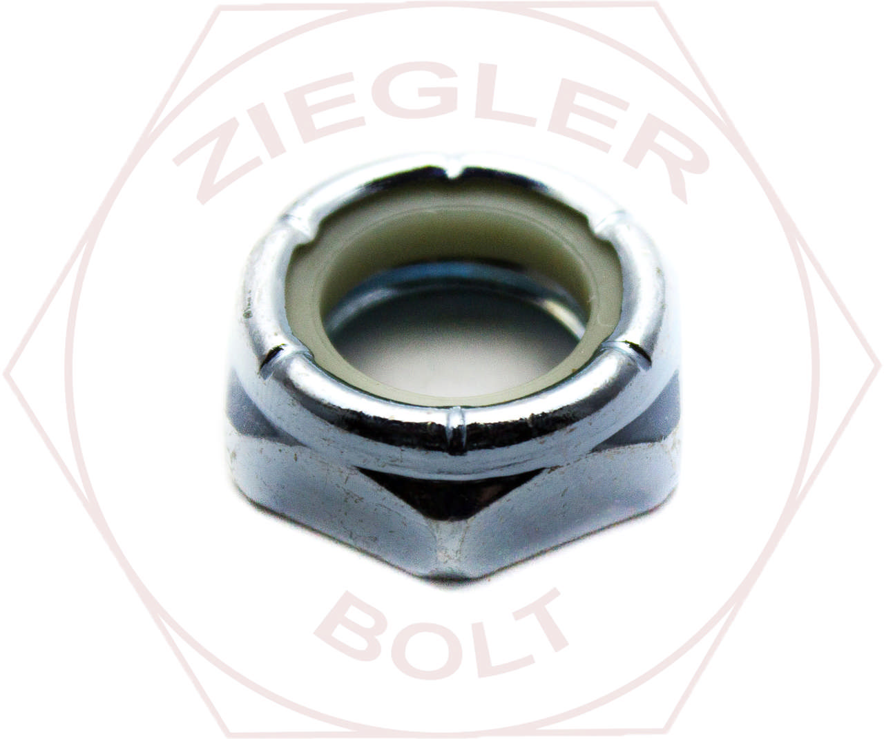 5/16-18 THIN NYLON-INSERT LOCKNUT ZINC